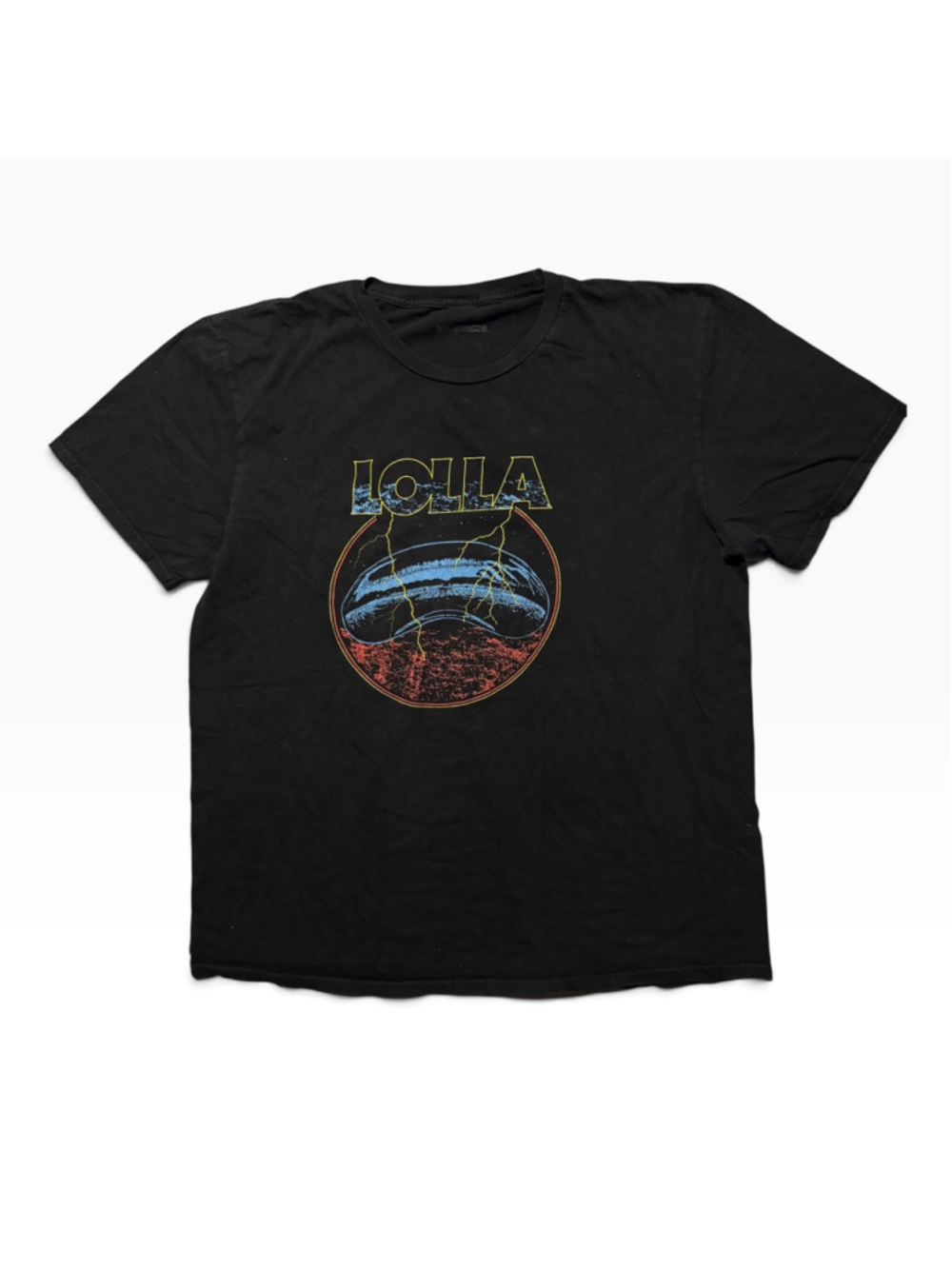 Lollapalooza 2019 Graphic Tee Black Size M